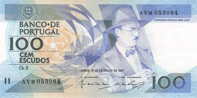 100 Escudos 12.2.1987